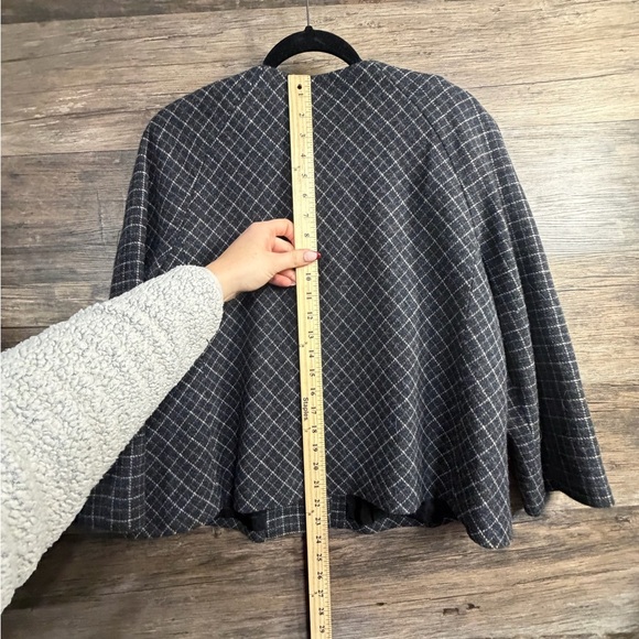 Anne Klein Women's Black and White Plaid Blazer - Picture 2 of 8